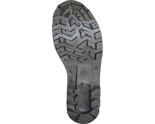 Sohle eines Sicherheitsschuhs mit Profil