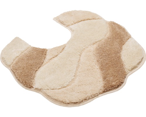 Dessous de toilette beige avec motif