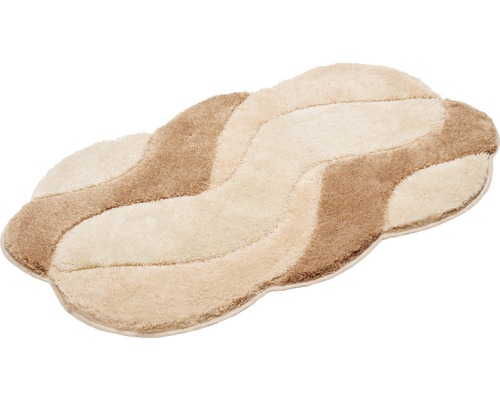 Tapis de bain avec motif ondulé