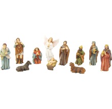 Stall Edeldorf 70x29x32 cm mit Licht und Krippenfiguren 11tlg-thumb-1 Stall Edeldorf 70x29x32 cm mit Licht und Krippenfiguren 11tlg-thumb-1