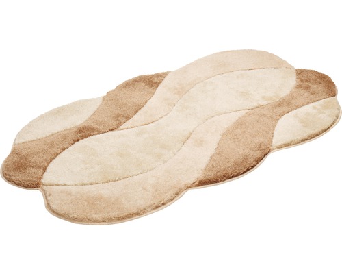 Tapis de bain avec motif ondulé