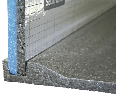 Vue détaillée d''un panneau isolant pour l''aménagement intérieur