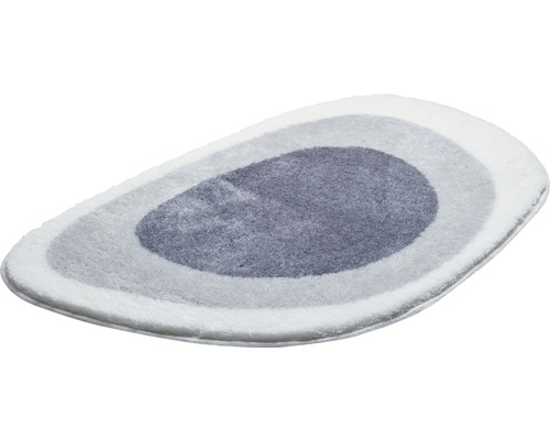 Tapis de bain ovale avec nuances