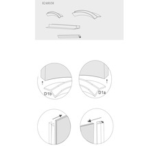 Illustration d''un manuel d''assemblage pour accessoires