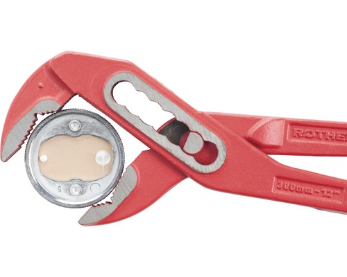 Rothenberger Wasserpumpenzange mit rundem Werkstück