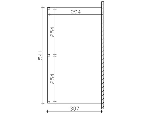 Dessin technique avec indications de dimensions