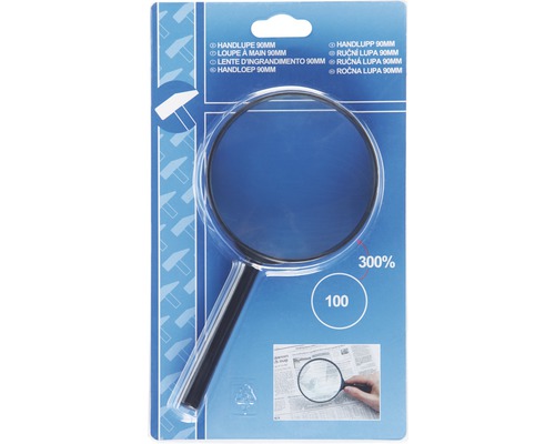 Loupe à main 90 mm dans son emballage