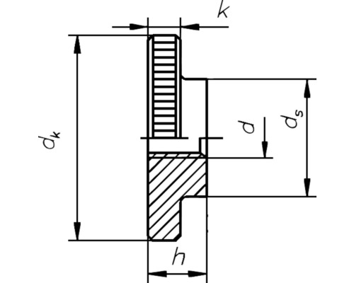 Dessin technique d''un composant avec indications de dimensions
