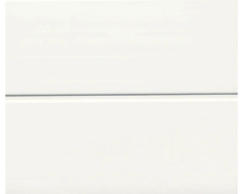 Außenpaneel Kunststoff Line 100 uni weiß 8x100x2600 mm