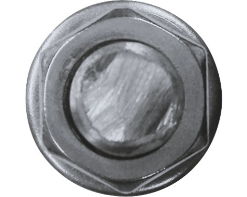 Gros plan d''une tête de vis métallique