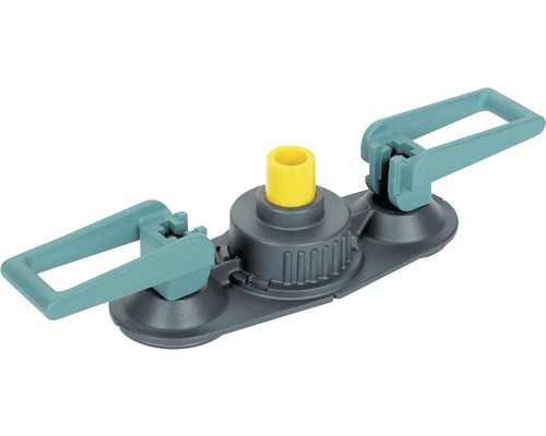 Distributeur d''irrigation avec deux raccords d''arroseur