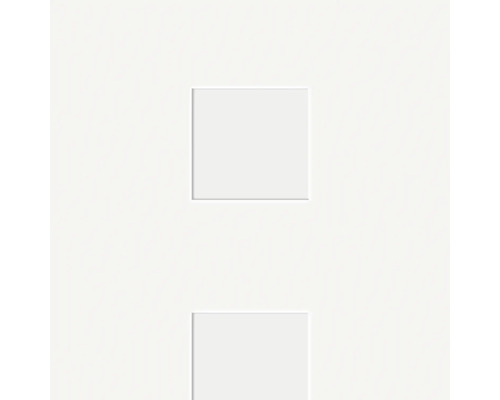 Zwei quadratische Aussparungen in einer Wand