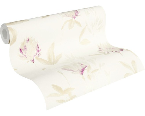 Tapetenrolle mit floralem Muster