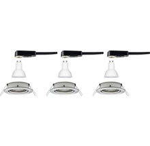 LED Einbauleuchte Nova schwenkbar IP23 6,5W nickel matt rund