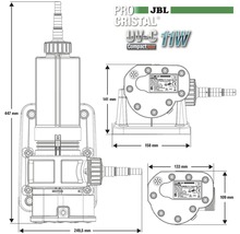 UV-C Wasserklärer JBL ProCristal UV-C Compact Plus 11W-thumb-1