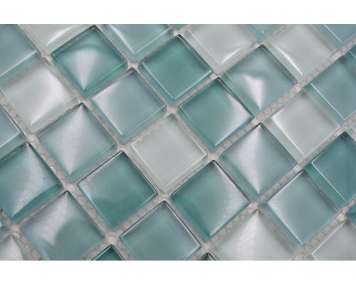 Gros plan d''une mosaïque de carreaux de verre