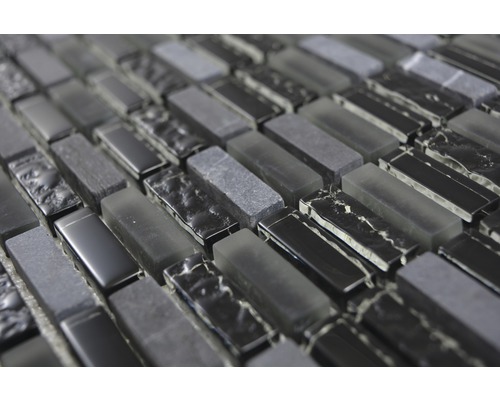 Mosaikfliesen aus Glas und Stein, rechteckig