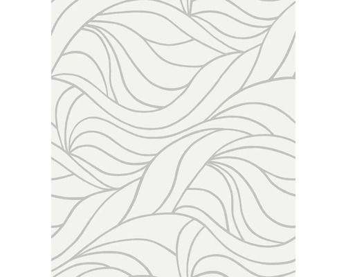 d-c-fix® Glasdekorfolie statisch haftend Antwerpen weiss 45x150 cm Tapete mit abstraktem Wellenmuster