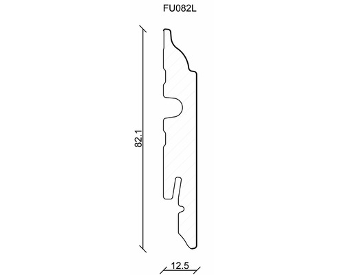 Dimensions d''un profilé décoratif