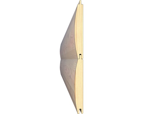 Deux madriers en bois connectés