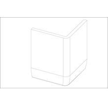 Meuble sous-vasque d''angle