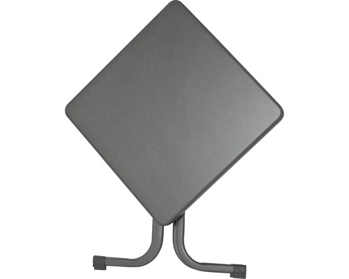 Quadratischer Klapptisch mit Metallgestell