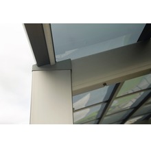 Skiatsu Aluminium-Carport 270x500 cm doppelt eloxiert-thumb-28