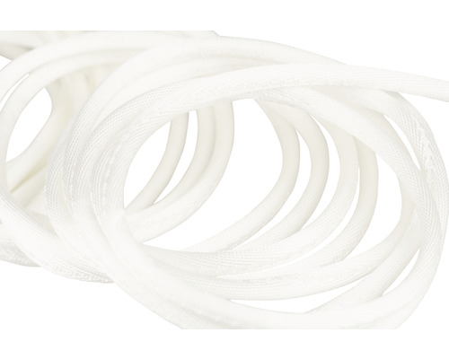 Weisses Textilkabel