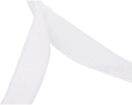 Gros plan d''une bande velcro blanche