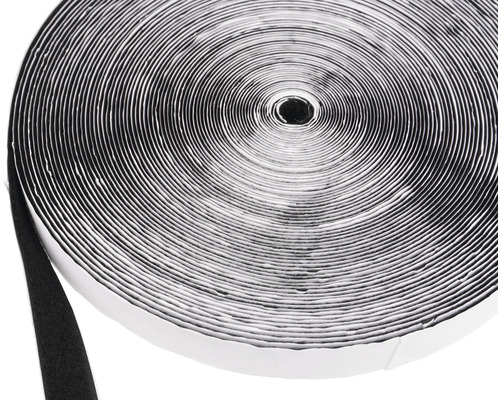 Rouleau de bande Velcro avec surface adhésive