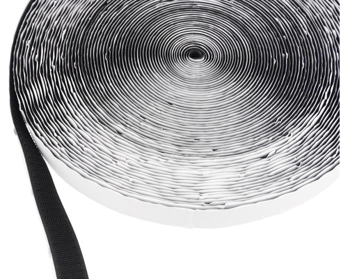 Rouleau de bande auto-agrippante avec surface adhésive