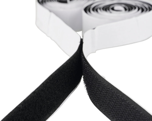 Rouleau de bande velcro adhésive avec colle au dos