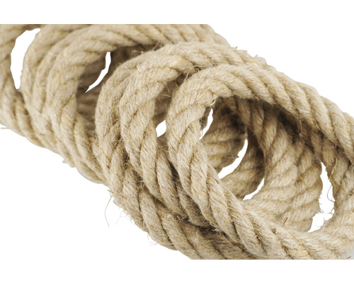 Corde de chanvre tordue