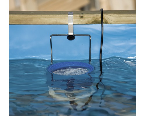 Chauffage d''étang avec support dans l''eau