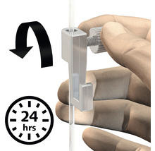 Aufhängesystem All-In-One Click Rail 2 m weiss-thumb-14