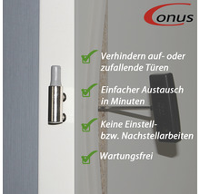 Türfeststeller zur Vermeidung von zufallenden Türen