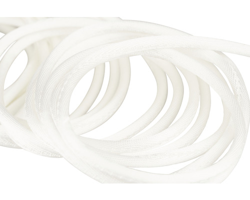 Weißer verstärkter PVC-Schlauch