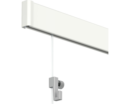 Aufhängesystem All-In-One Click Rail 2 m weiss Primer