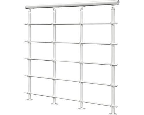 Garde-corps métallique avec barreaux horizontaux