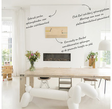 Bilderschiene All-In-One Click Rail 6 m weiss Primer