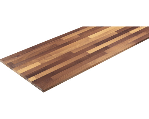 Panneau en bois lamellé-collé hêtre thermique 1600x800x27 mm Panneau en bois de noyer pour l''aménagement intérieur