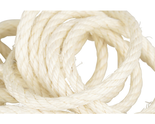 Gros plan d''une corde de chanvre