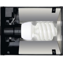 Lampe à économie d''énergie dans un réflecteur