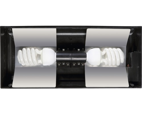 Couvercle d''aquarium avec deux tubes fluorescents