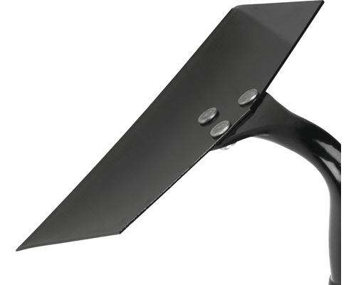 Lame de houe en acier avec fixation