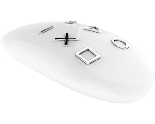 Couvercle décoratif avec symboles géométriques