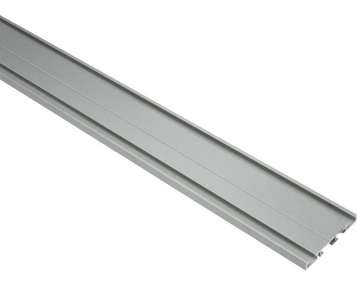 Rail de guidage argenté en aluminium