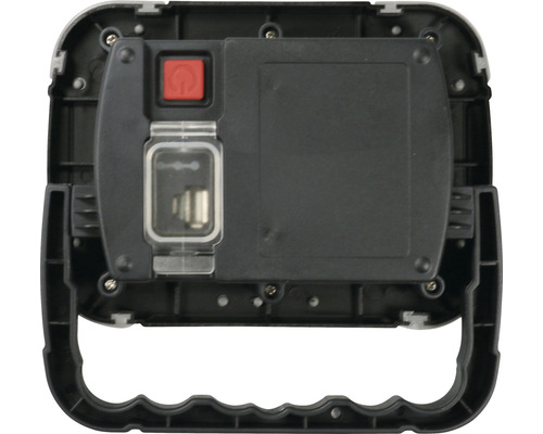 Arrière d''une lampe de travail portable avec poignée