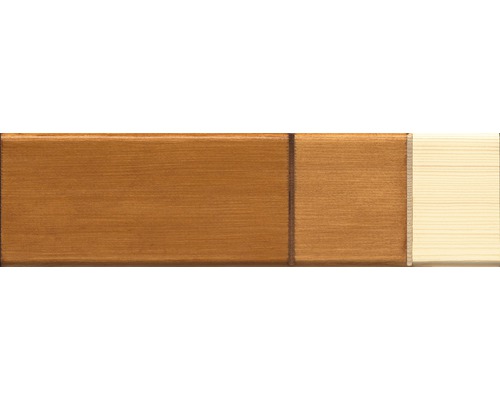 Profilés en bois avec différents traitements de surface