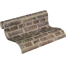 Rouleau de papier peint avec motif de briques